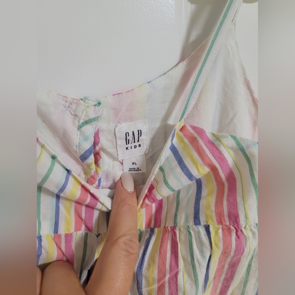 GAP Girls striped cotton summer dress - Picture 3 of 6